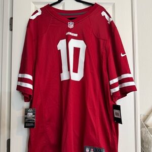 NFL Red and Gray On-Field Jersey